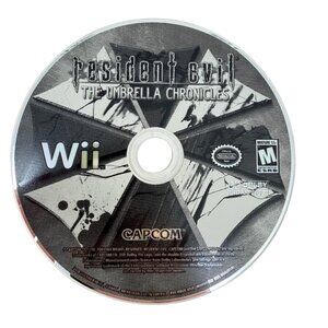 Nintendo Wii - Resident Evil: The Umbrella Chronicles - Tested/Works - Disc Only